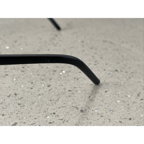 Linea Roma Eyeglasses Frames ONLY LR 3586 C2 58-17-140 Black full rim rectangle - Picture 5 of 13